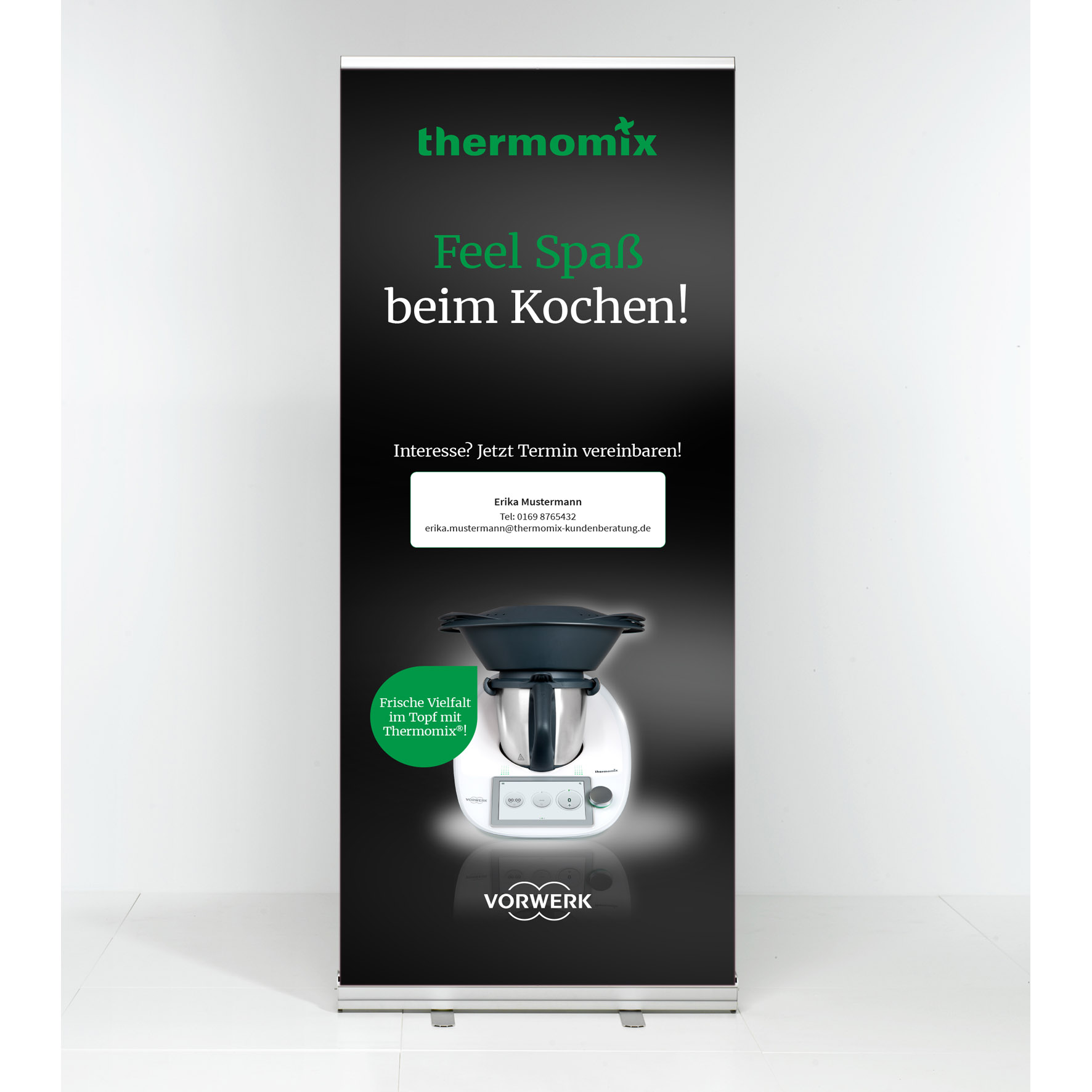 RollUp "Feel Spaß" personalisiert ohne Bild