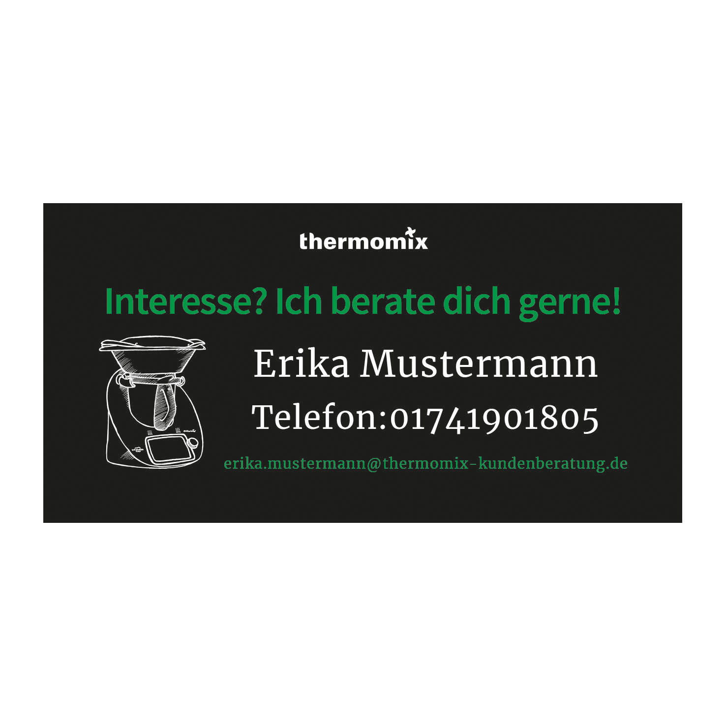 Zaunschild "Interesse" personalisiert mit TM