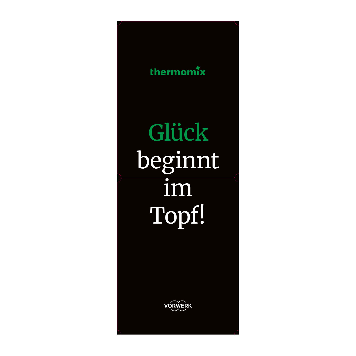 Doppel-Panel "Glück beginnt im Topf!"