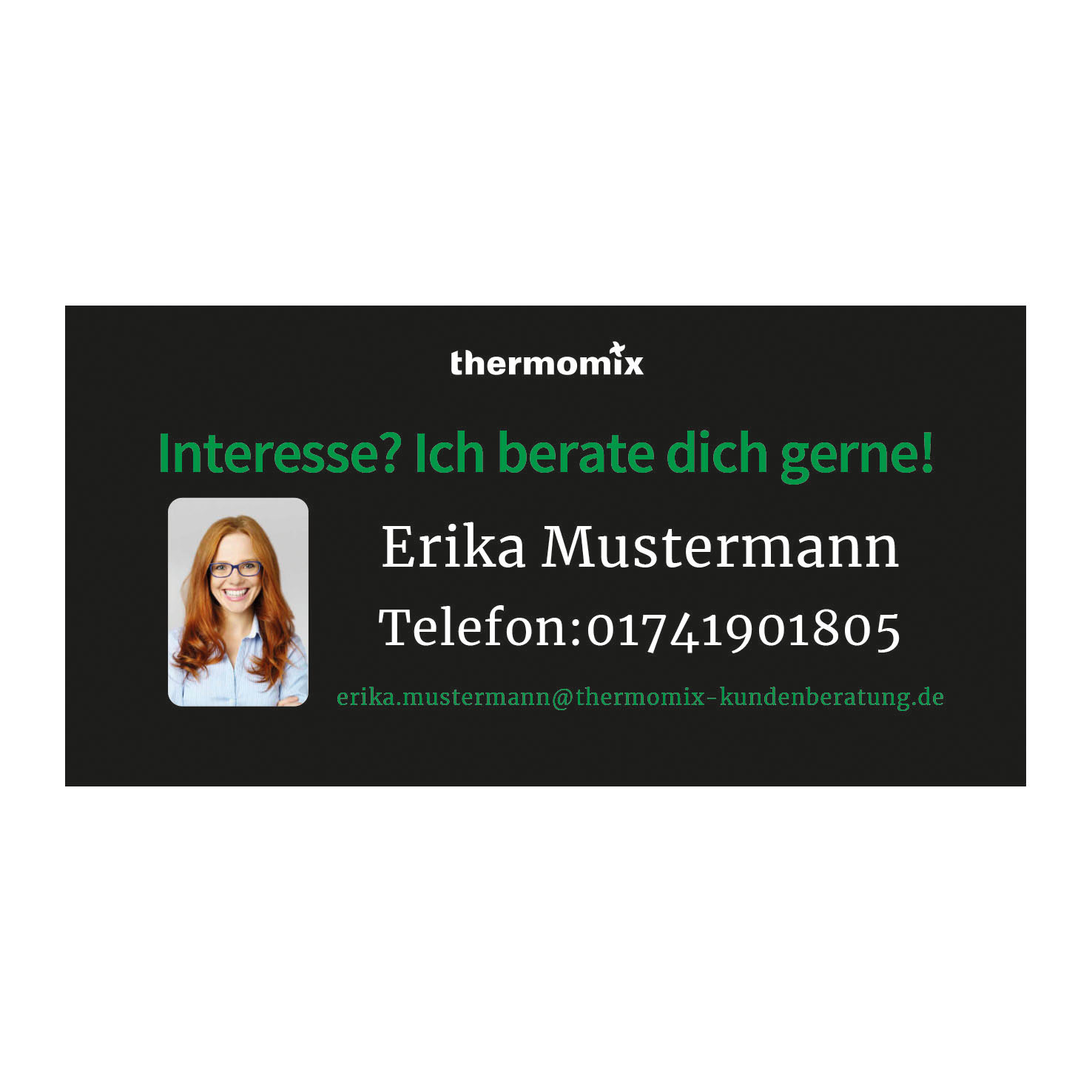 Zaunschild "Interesse" personalisiert mit Bild