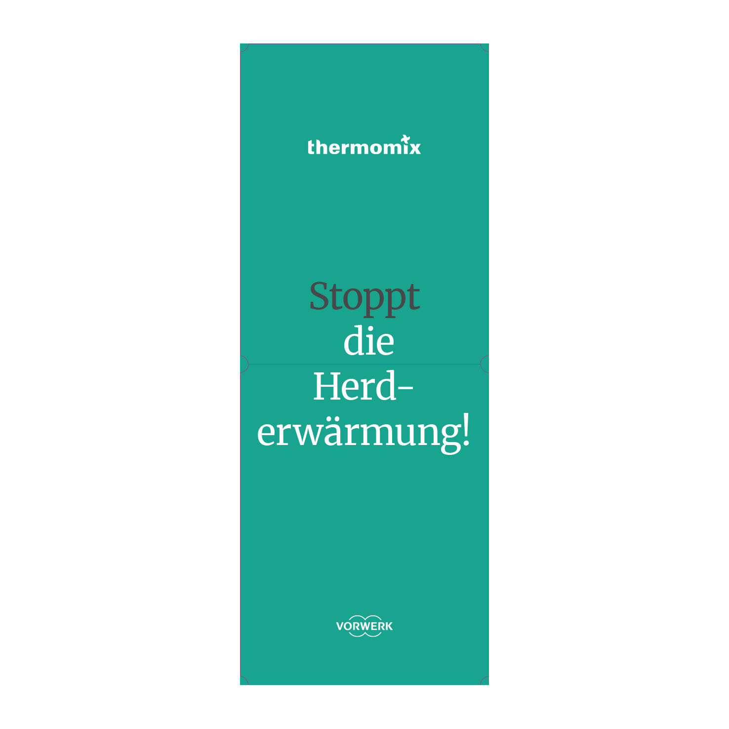 Doppel-Panel "Stoppt die Herderwärmung!"